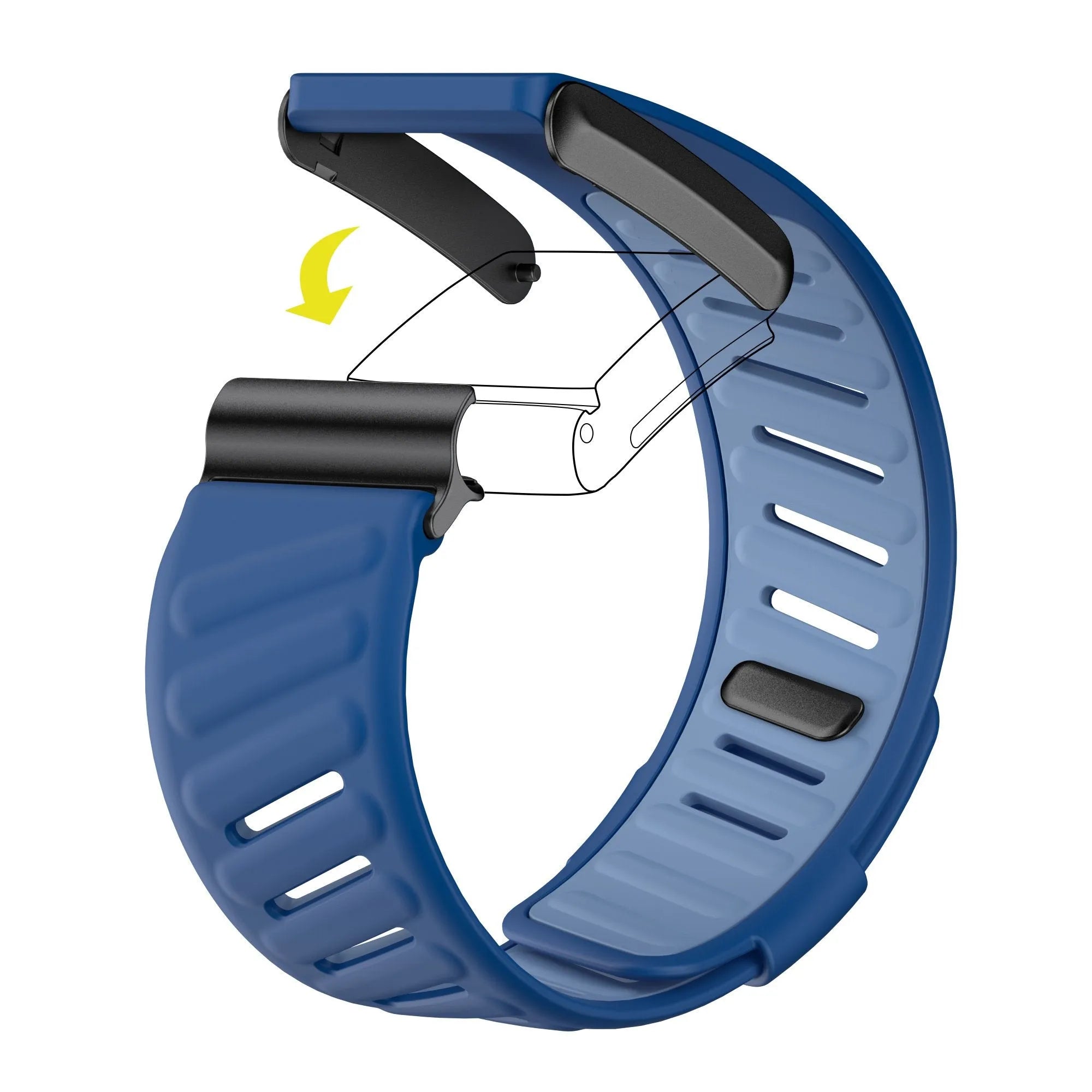 Kompatibel mit Whoop 4.0 Sportarmband (Duo Blau)