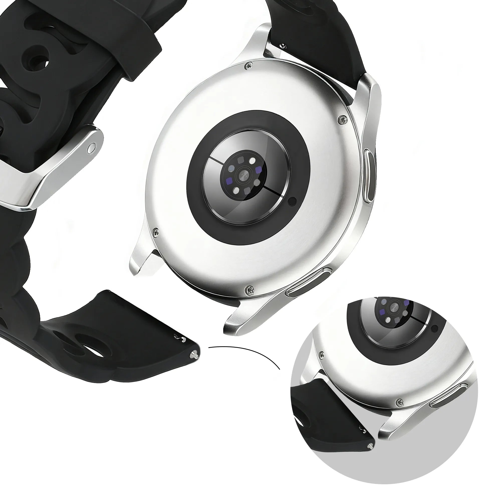 Bandz Polar Unite Silikonarmband 'Chains' (Schwarz)