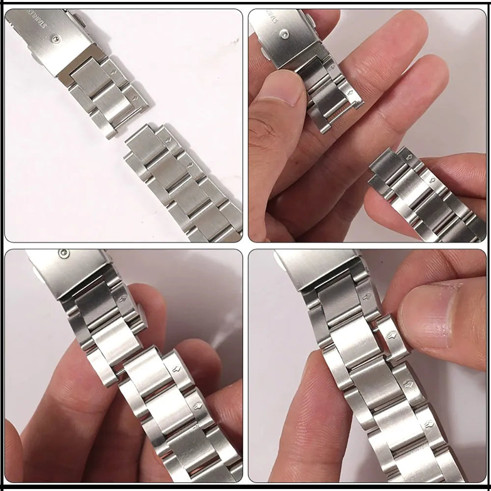 WHOOP 5.0 Stahlarmband (Silber)
