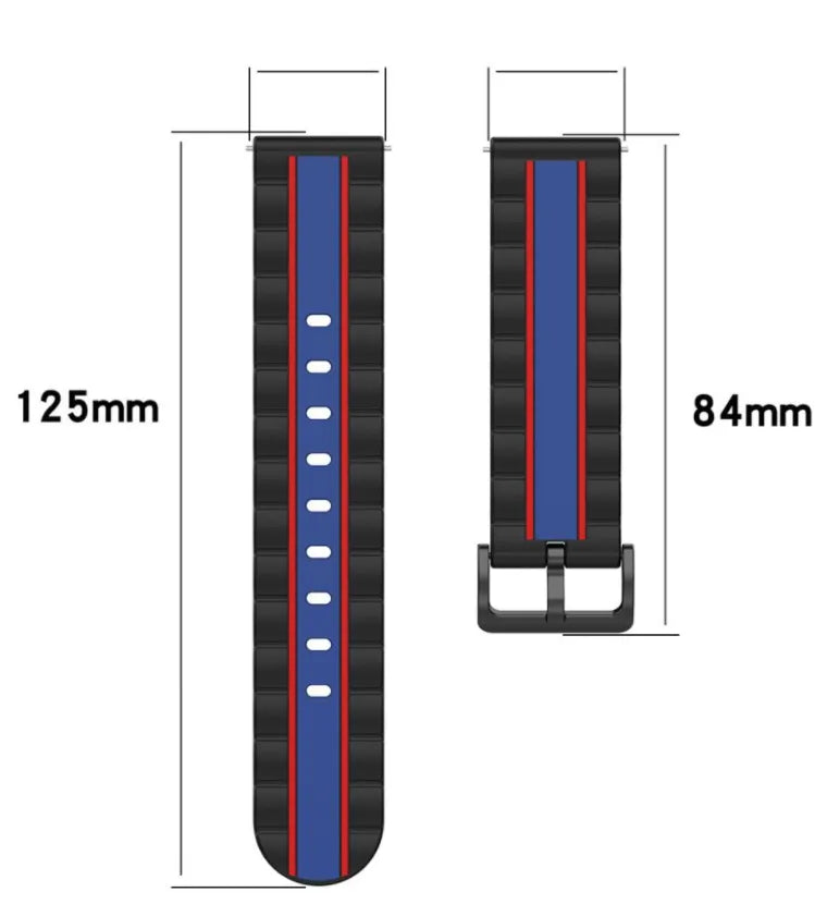 Honor Magic Watch 2 Special Edition Armband (Schwarz/Blau)