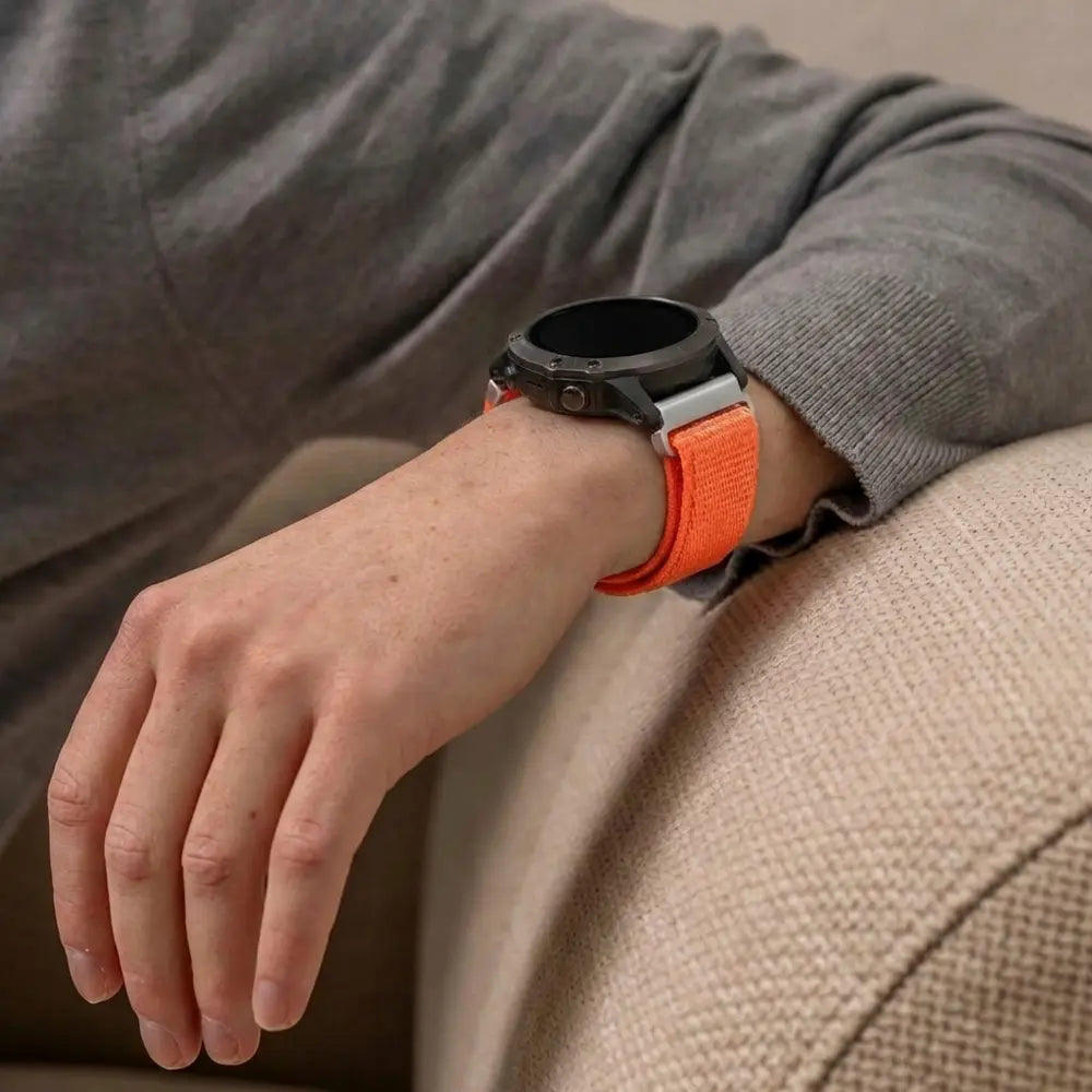 Garmin Fenix 7 Nylonarmband (Orange)