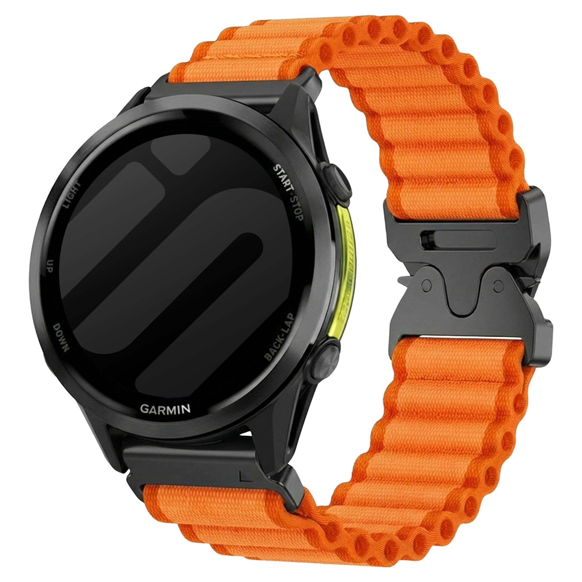 Garmin Fenix E Outdoor Nylonarmband (Orange)