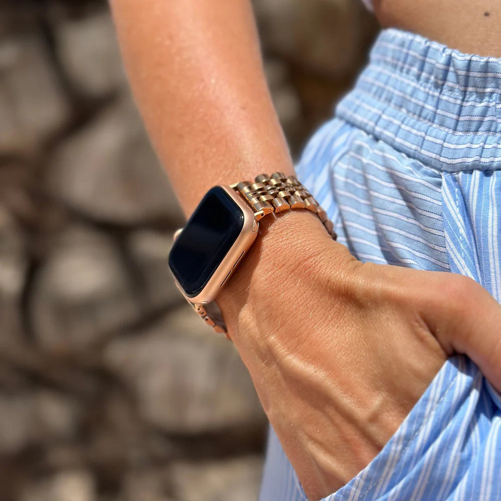 xoxo Wildhearts Apple Watch Stahlarmband (Roségold)