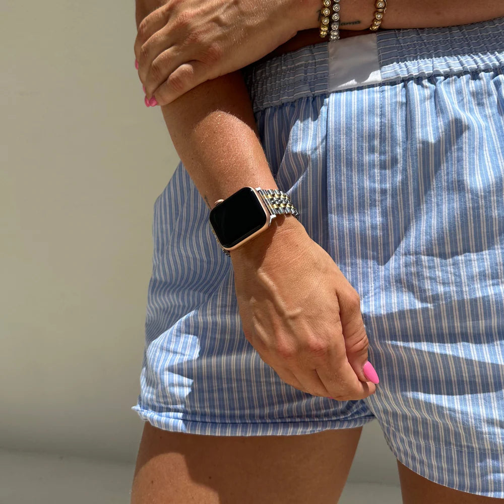 xoxo Wildhearts Apple Watch Stahlarmband (Silber/Gold)