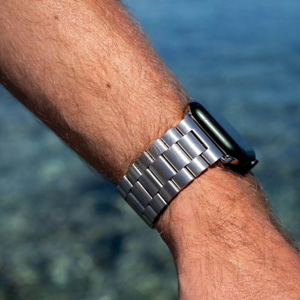 Apple Watch Gliederarmband (Silber)