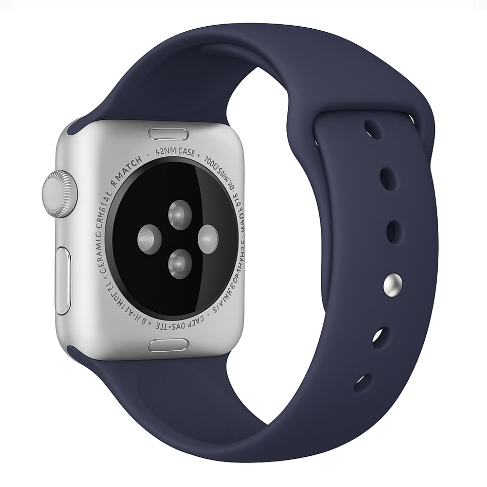 Apple Watch Silikonarmband (Blau)