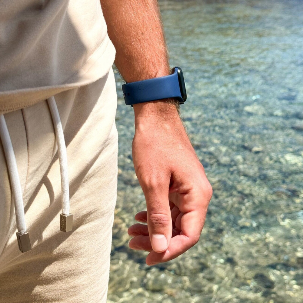 Apple Watch Silikonarmband (Blau)