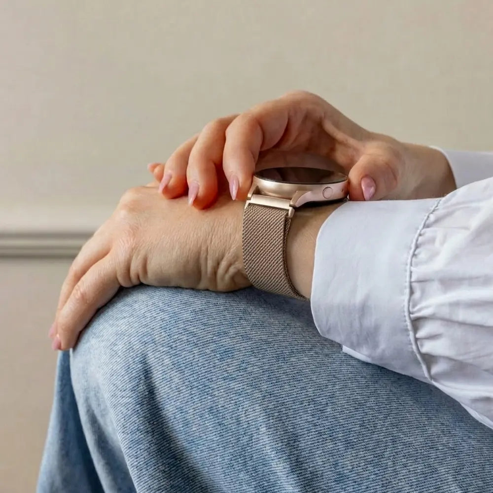 Samsung Galaxy Watch 42mm Milanese Armband (Polarstern)