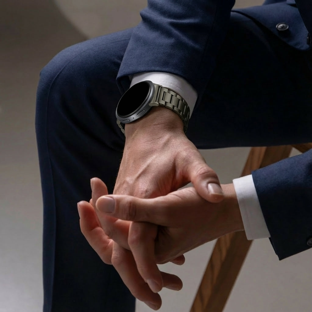 Samsung Galaxy Watch 8 - 40mm Titanium Strap (Graphite)