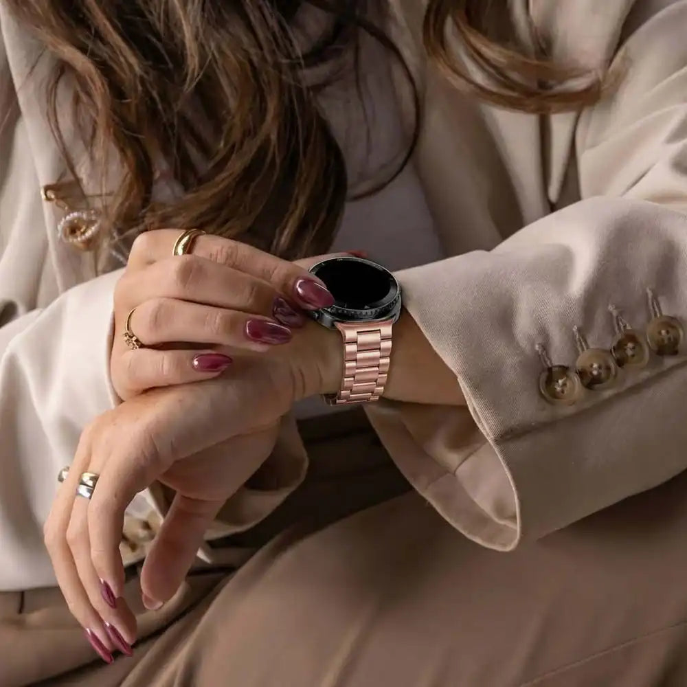 Samsung Galaxy Watch 8 - 44mm Steel Strap (Rose Gold)