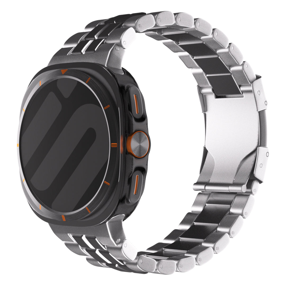 Samsung Galaxy Watch Ultra 'square' Titanarmband (Silber)