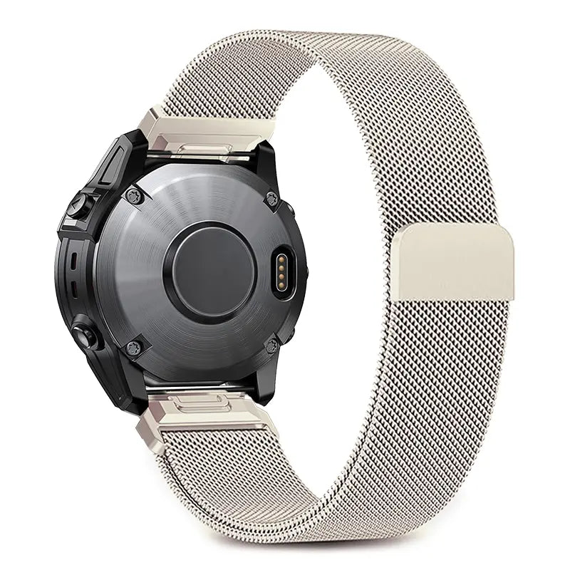 Garmin Fenix 9 - 43mm Premium Milanese Armband (Polarstern)