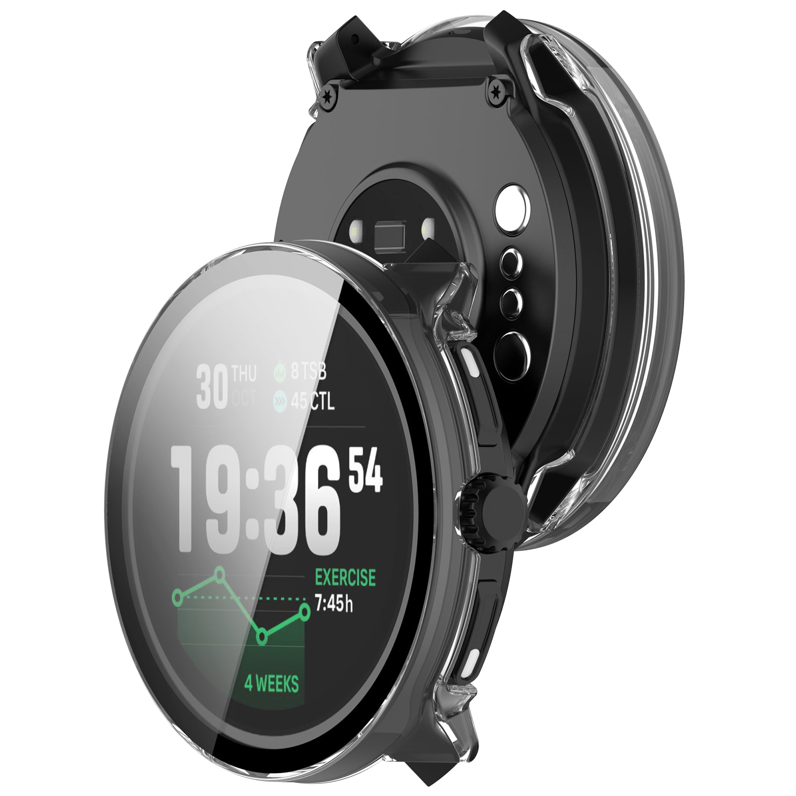 Suunto Race 2 PC Case with Glass (Transparent)