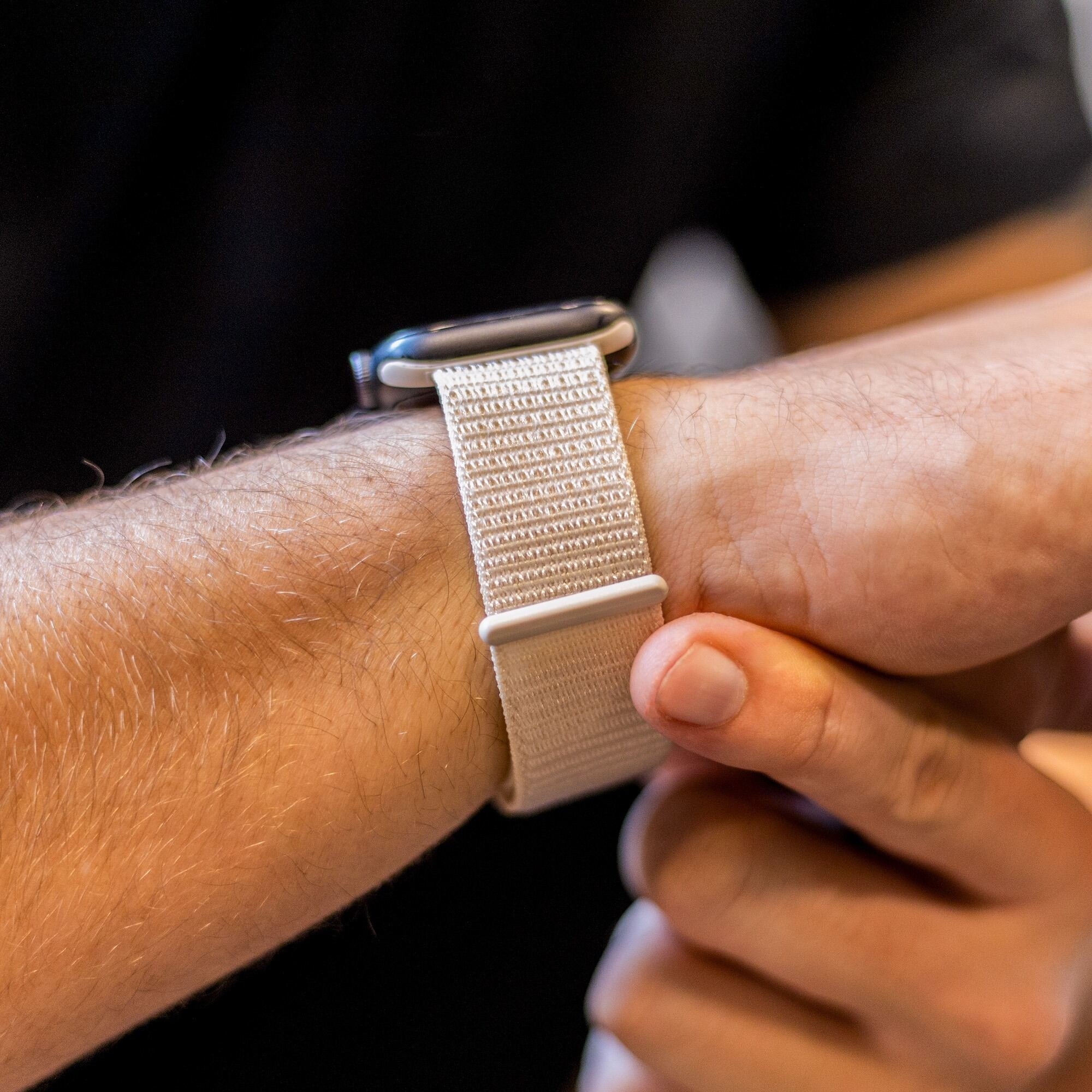 Apple Watch Nylonarmband (Polarstern)