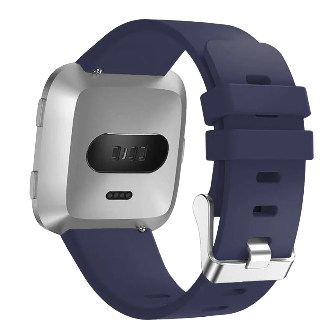Fitbit Versa / Versa 2 Silikonarmband (Dunkelblau)