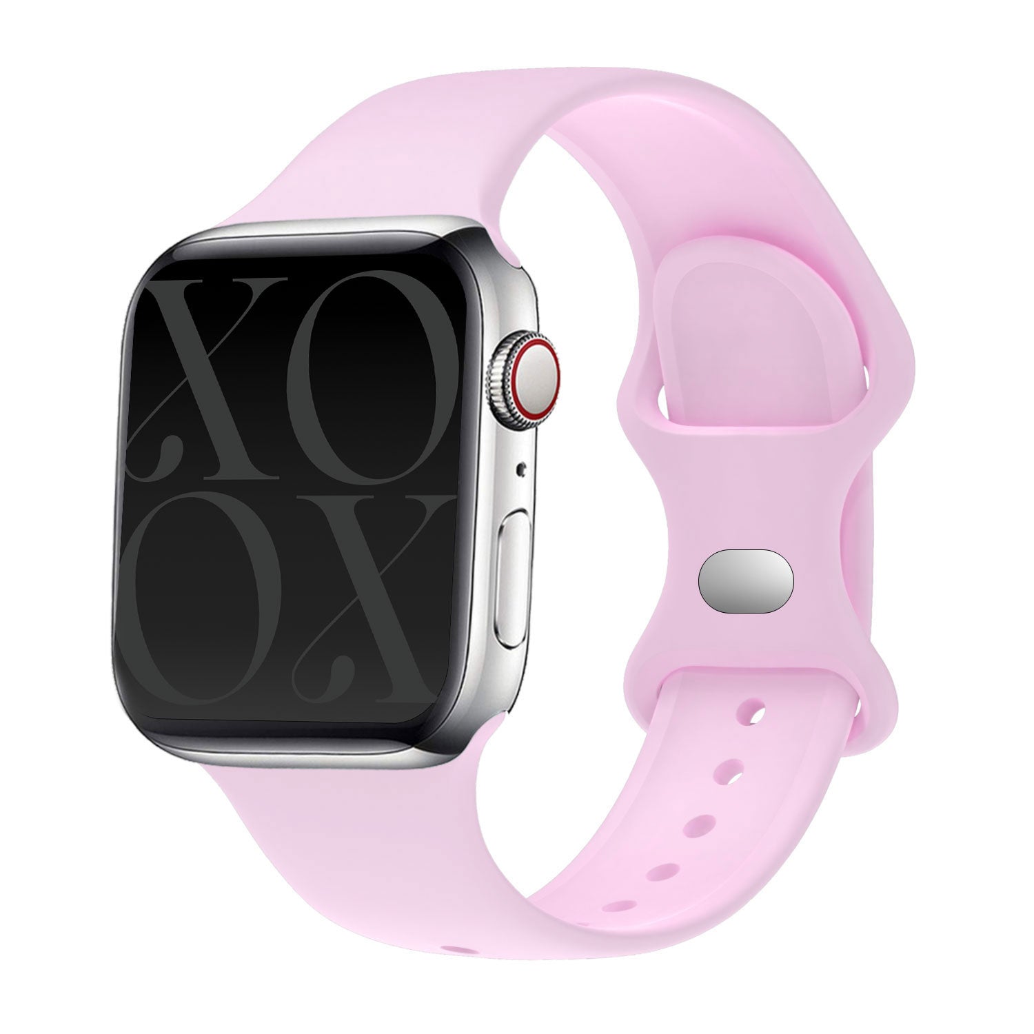 xoxo Wildhearts Apple Watch Silikonarmband (Knallige Rosa)
