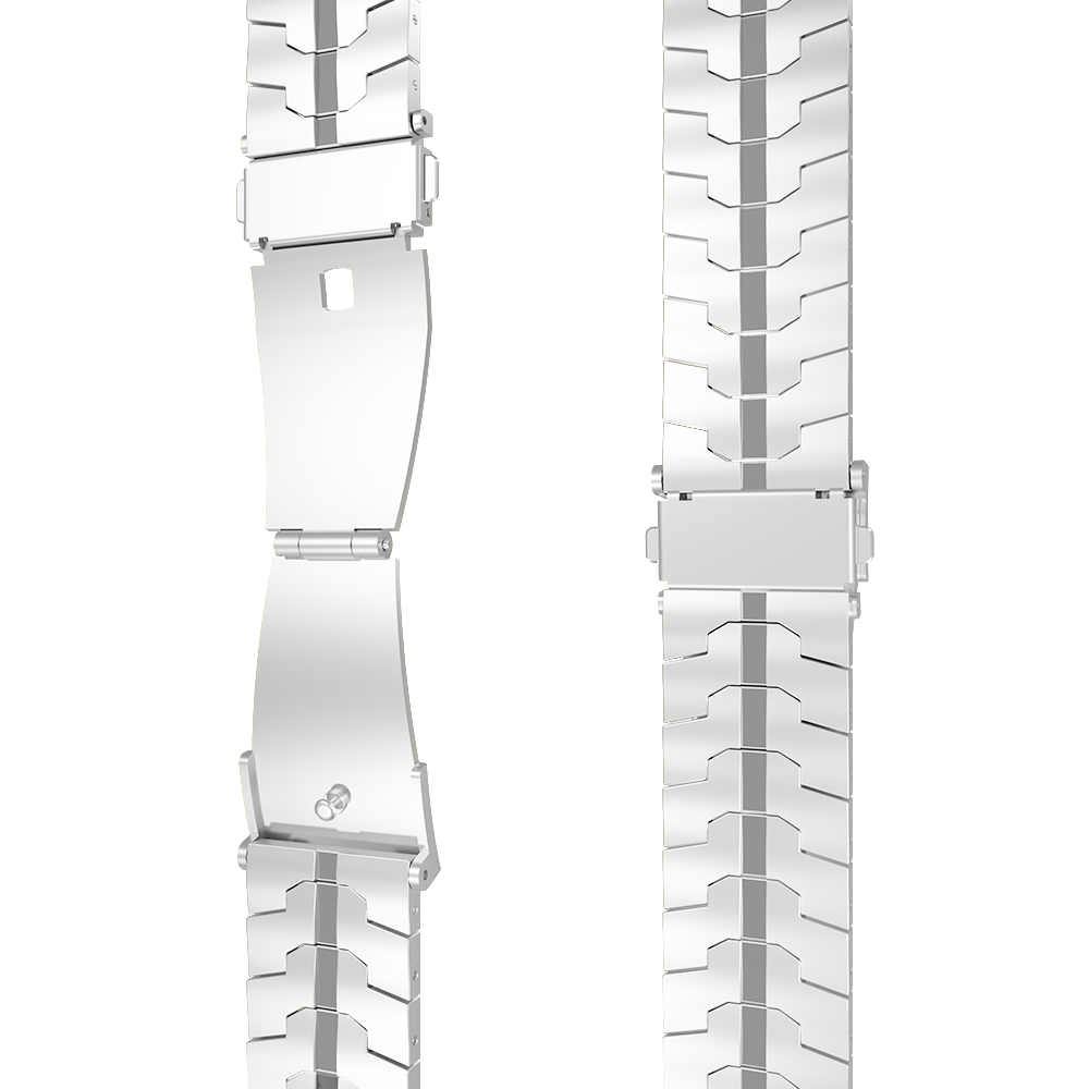 OnePlus Watch 3 Stahl-Iron Armband (Silber)