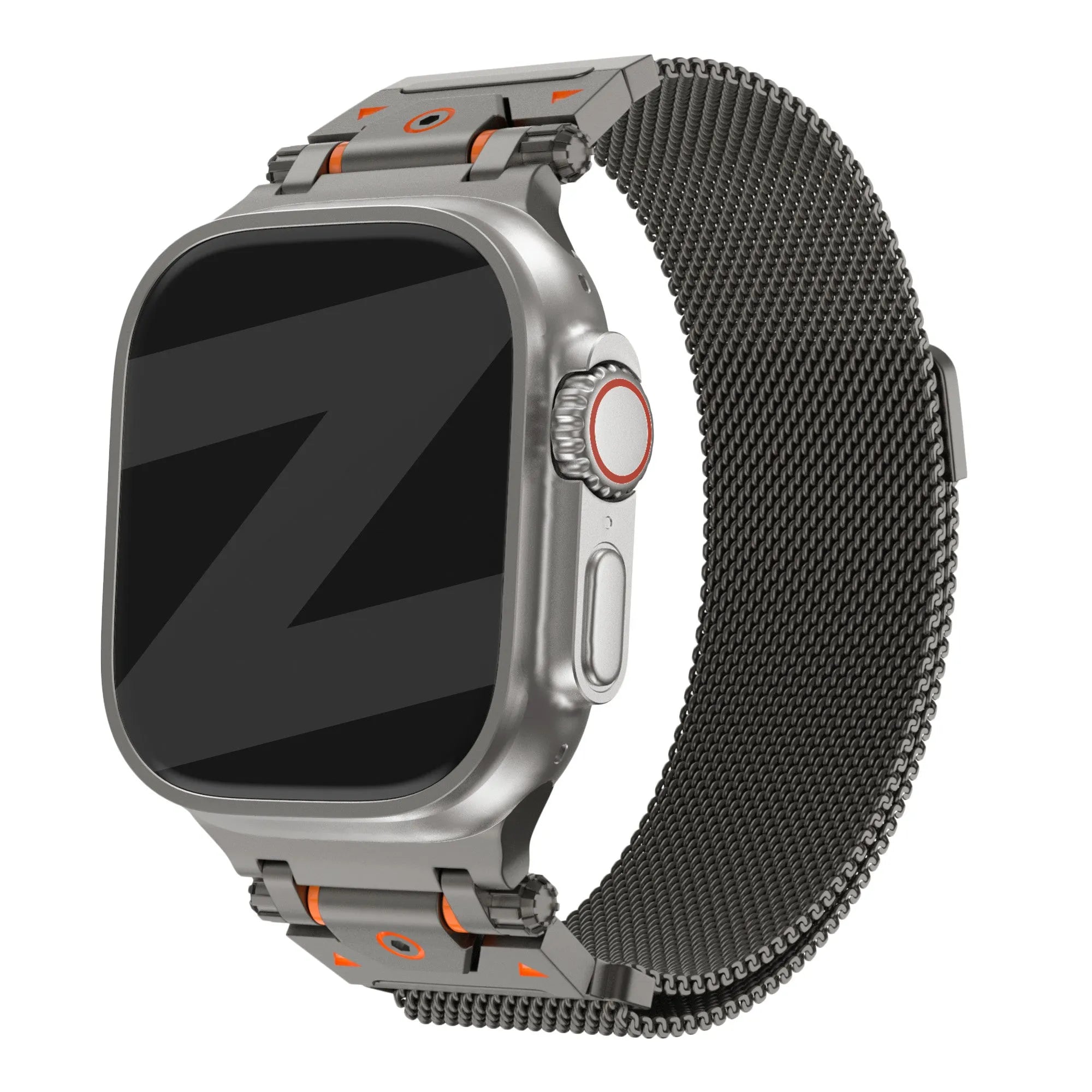 Bandz Apple Watch Robustes Milanese Loop Armband (Titan Grau)
