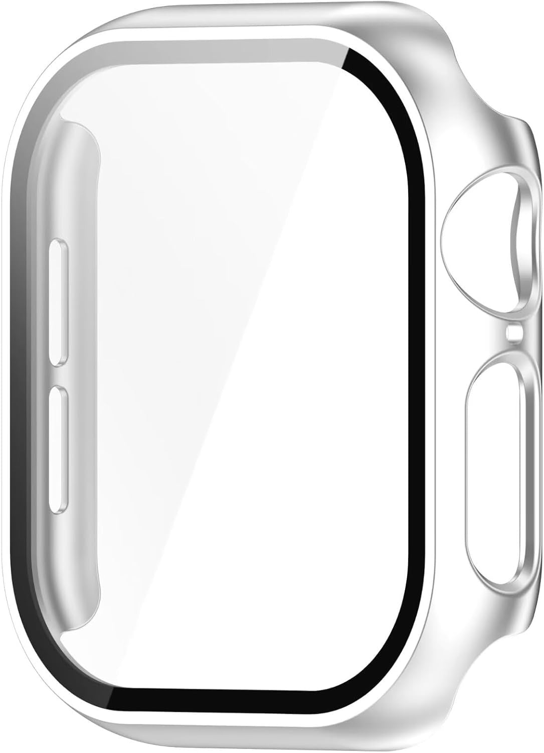 Apple Watch 11 Hard Case with Glass (Silver)