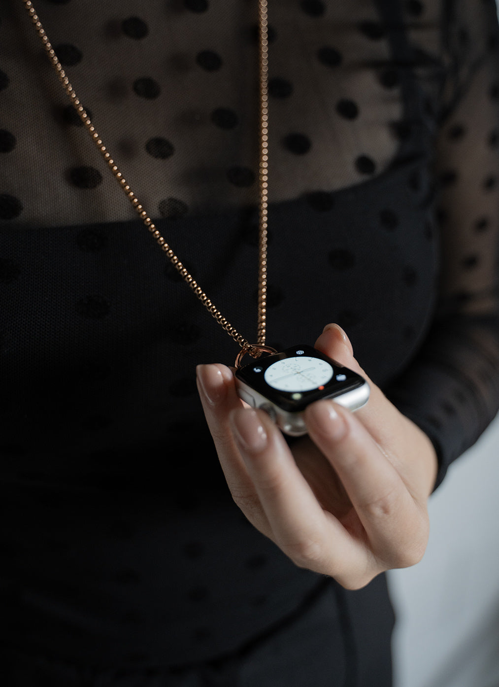 Apple Watch Necklace with Heart