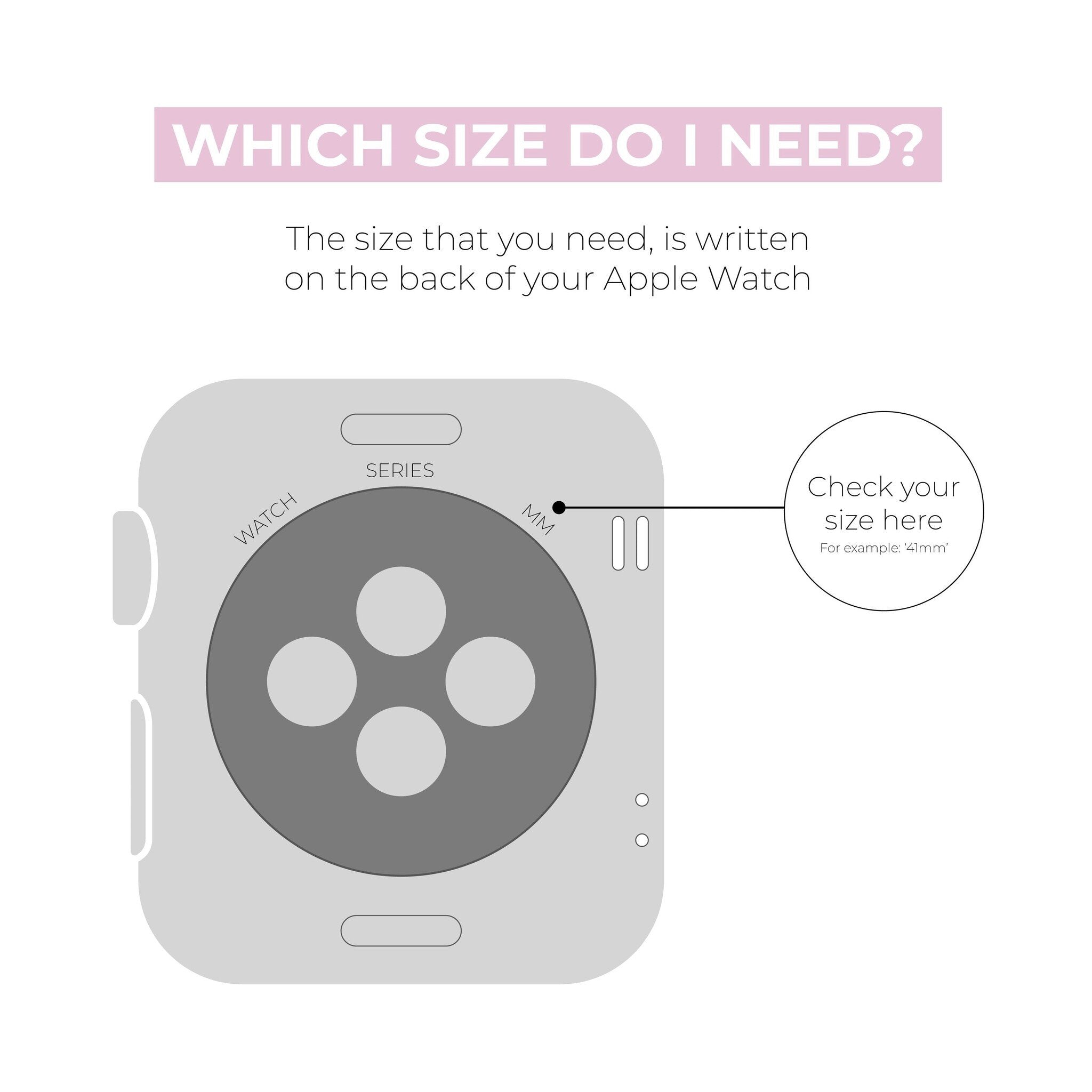 xoxo Wildhearts Apple Watch Silicone Strap (Starlight)