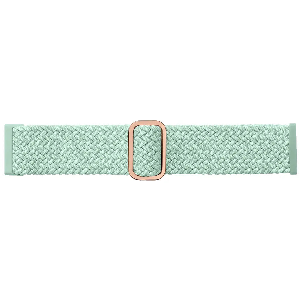Nylon Adjustable Woven Strap, aqua