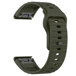 Garmin Instinct 3 - 50mm Outdoor Silikonarmband (Armeegrün)