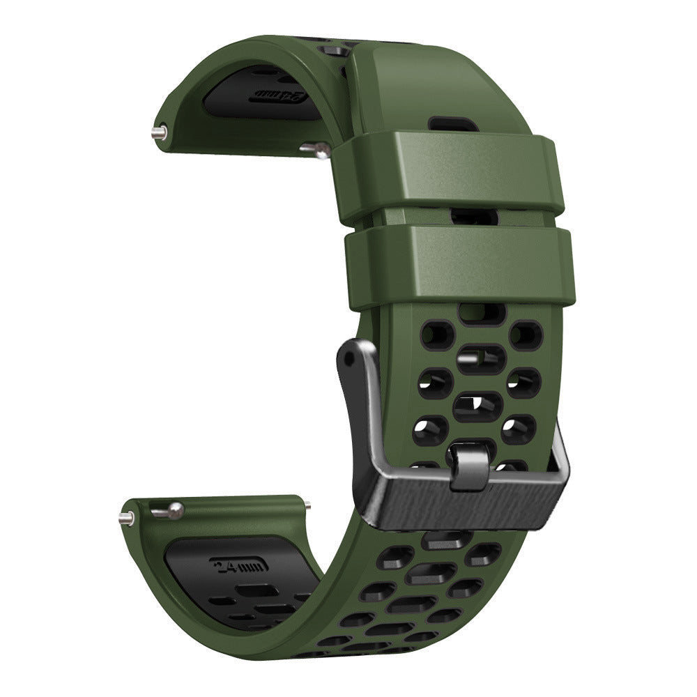 Coros Nomad Sport Buckle Strap (Green/Black)