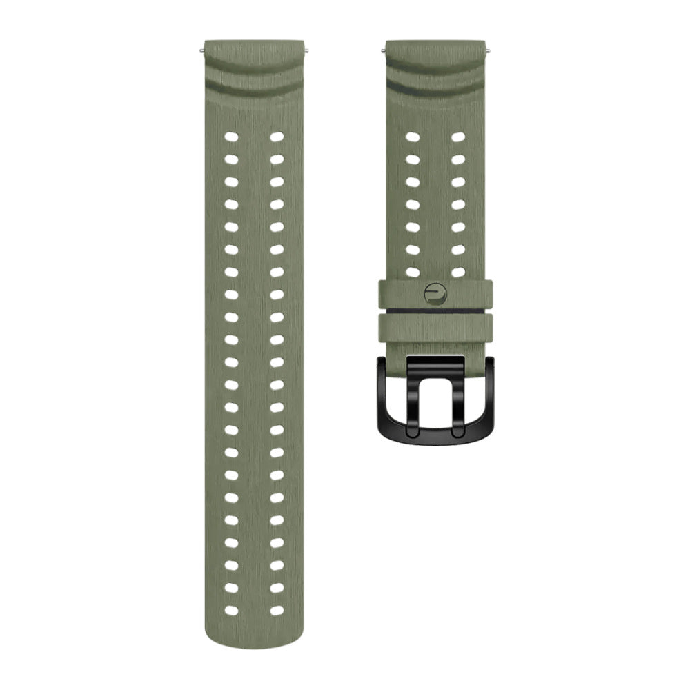 Polar Vantage V3 Silicone Grain Strap (Army Green)