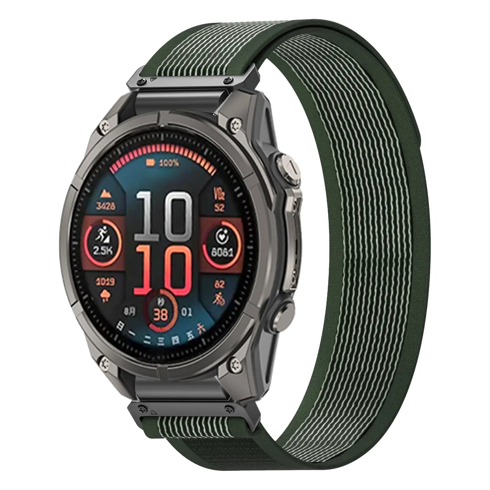 Garmin Epix Pro (Gen 2) 51mm Premium Trail Loop Armband (Armeegrün)