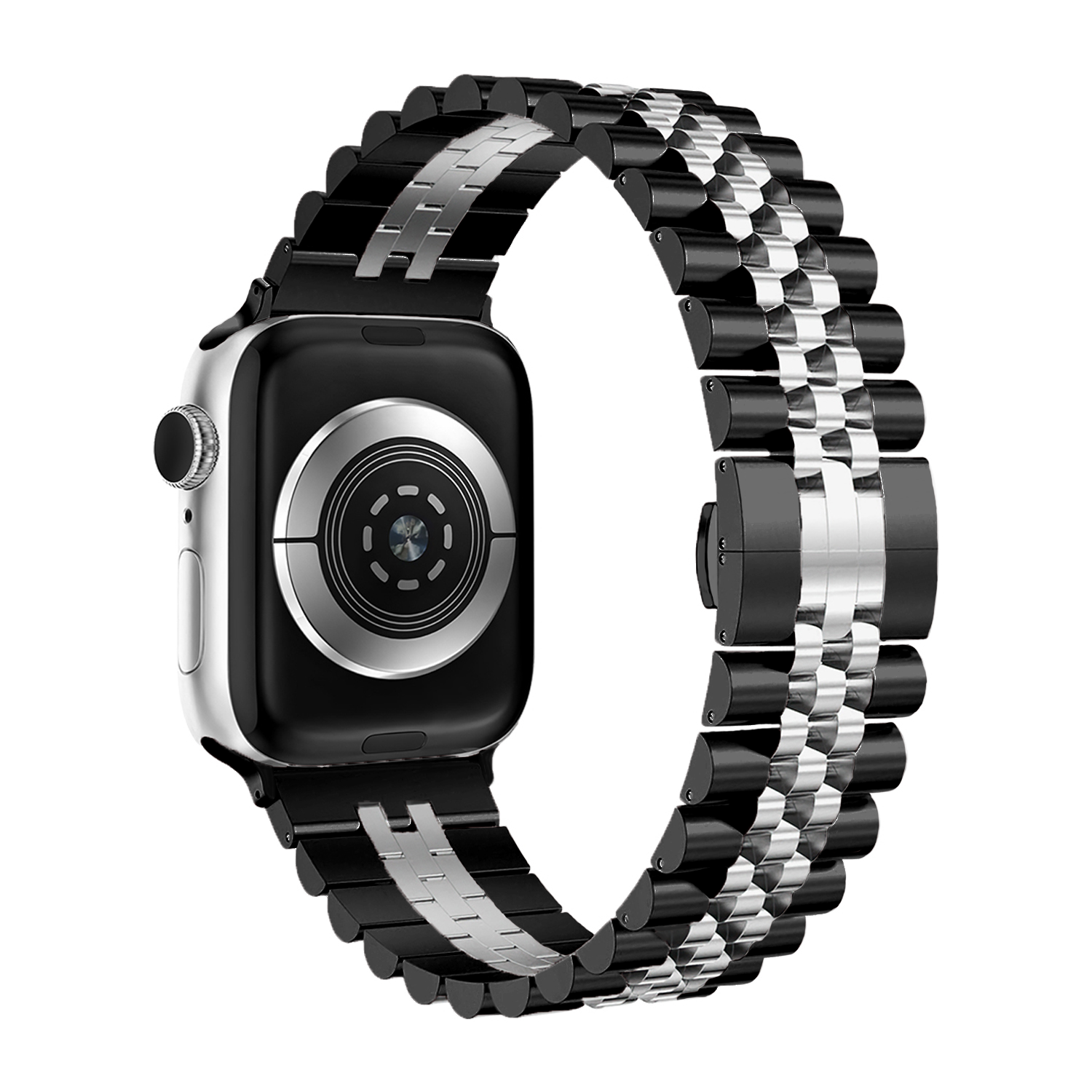 Apple Watch Ultra Jubilee Stahlarmband (Schwarz/Silber)