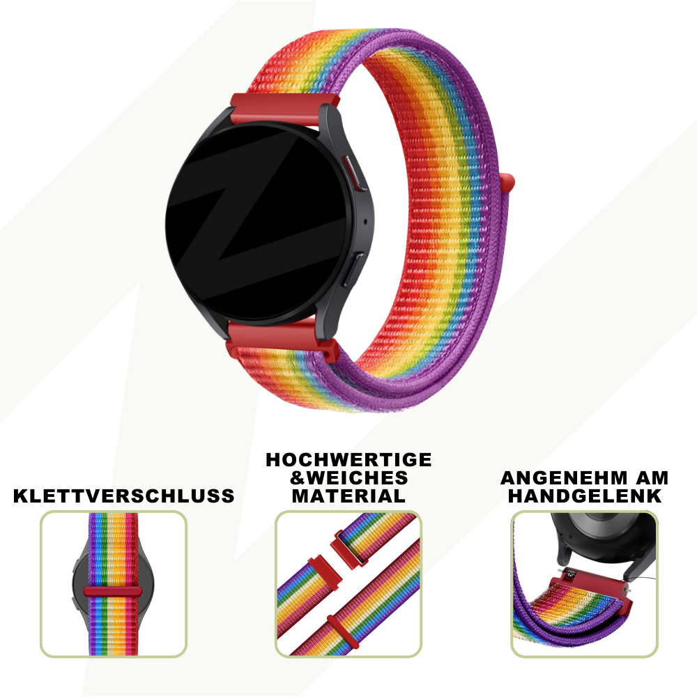 Bandz Coros Apex 2 Nylon Loop Strap (Rainbow)