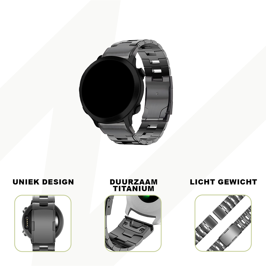 Bandz Garmin Forerunner 935 Titan-Gliederarmband (Grau)