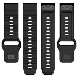 Garmin Instinct E - 45mm Outdoor Silicone Strap (Black)