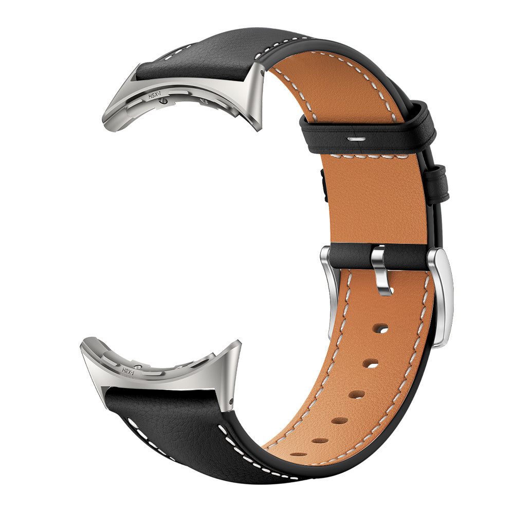 Google Pixel Watch 4 - 45mm Lederarmband (Schwarz)