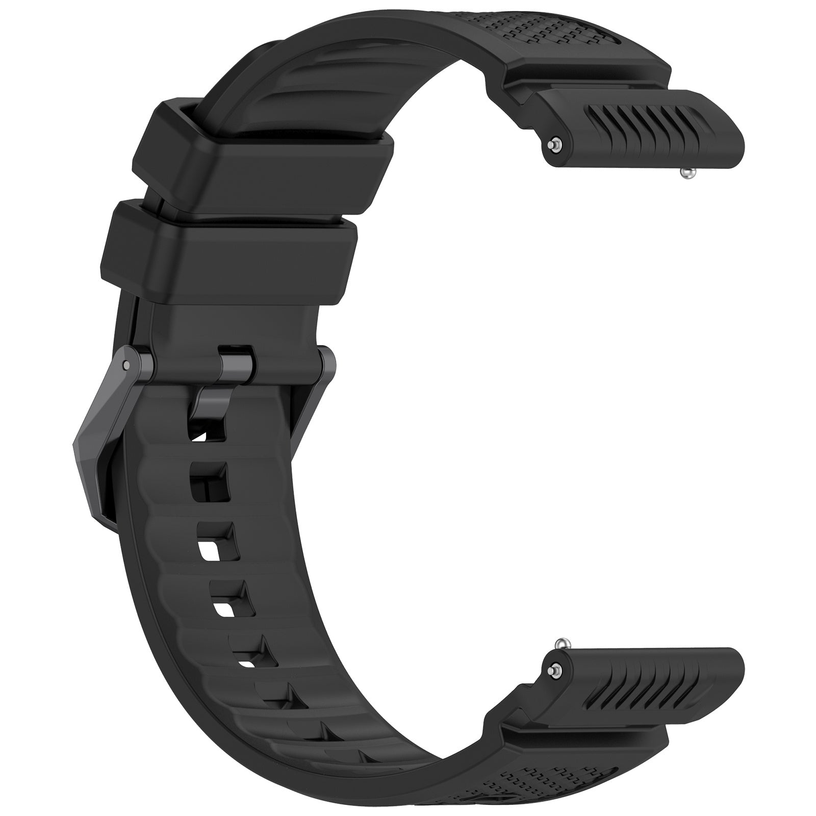 Coros Apex 4 - 46mm Silikonarmband (Schwarz)
