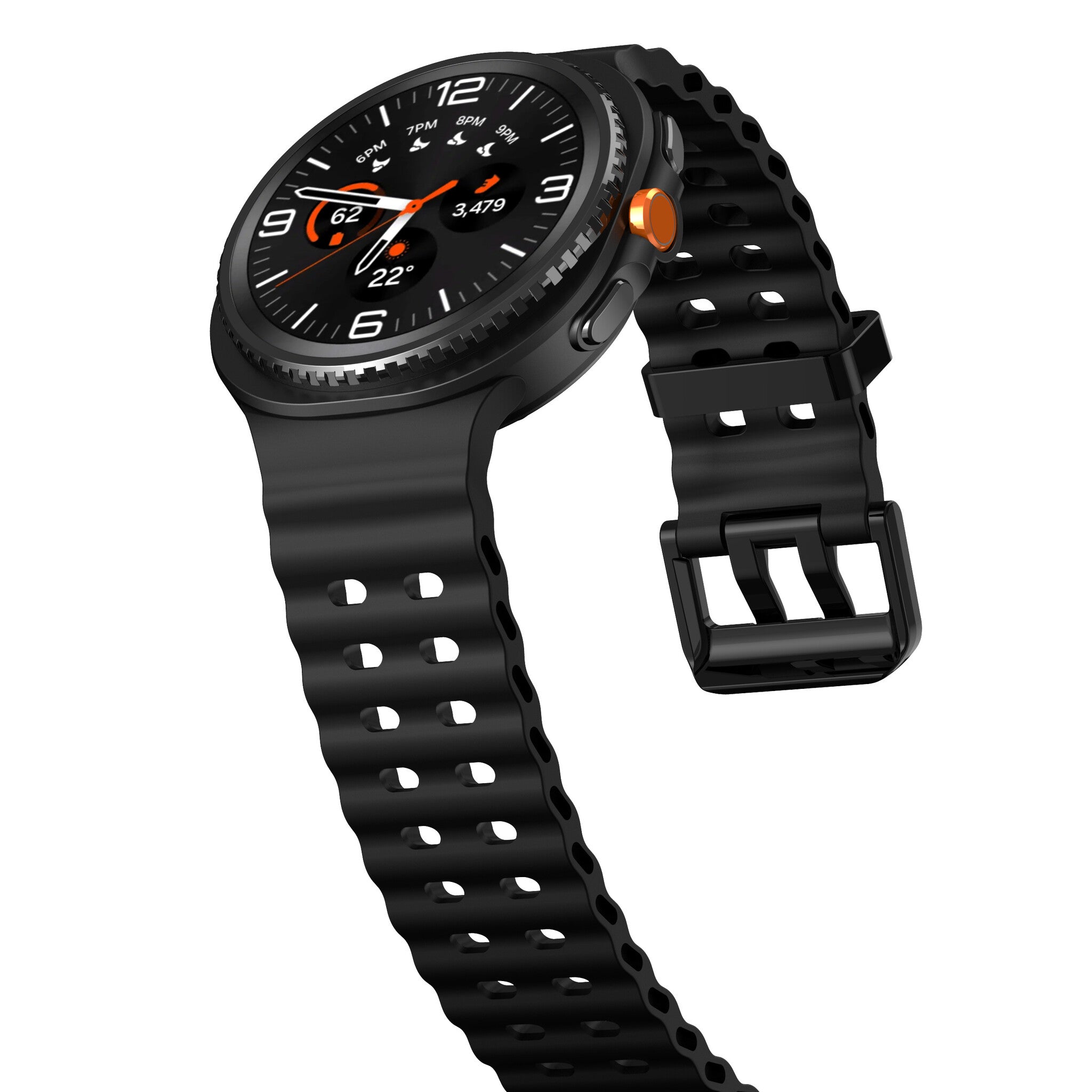 Samsung Galaxy Watch 8 - 40mm Ocean Strap (Black)