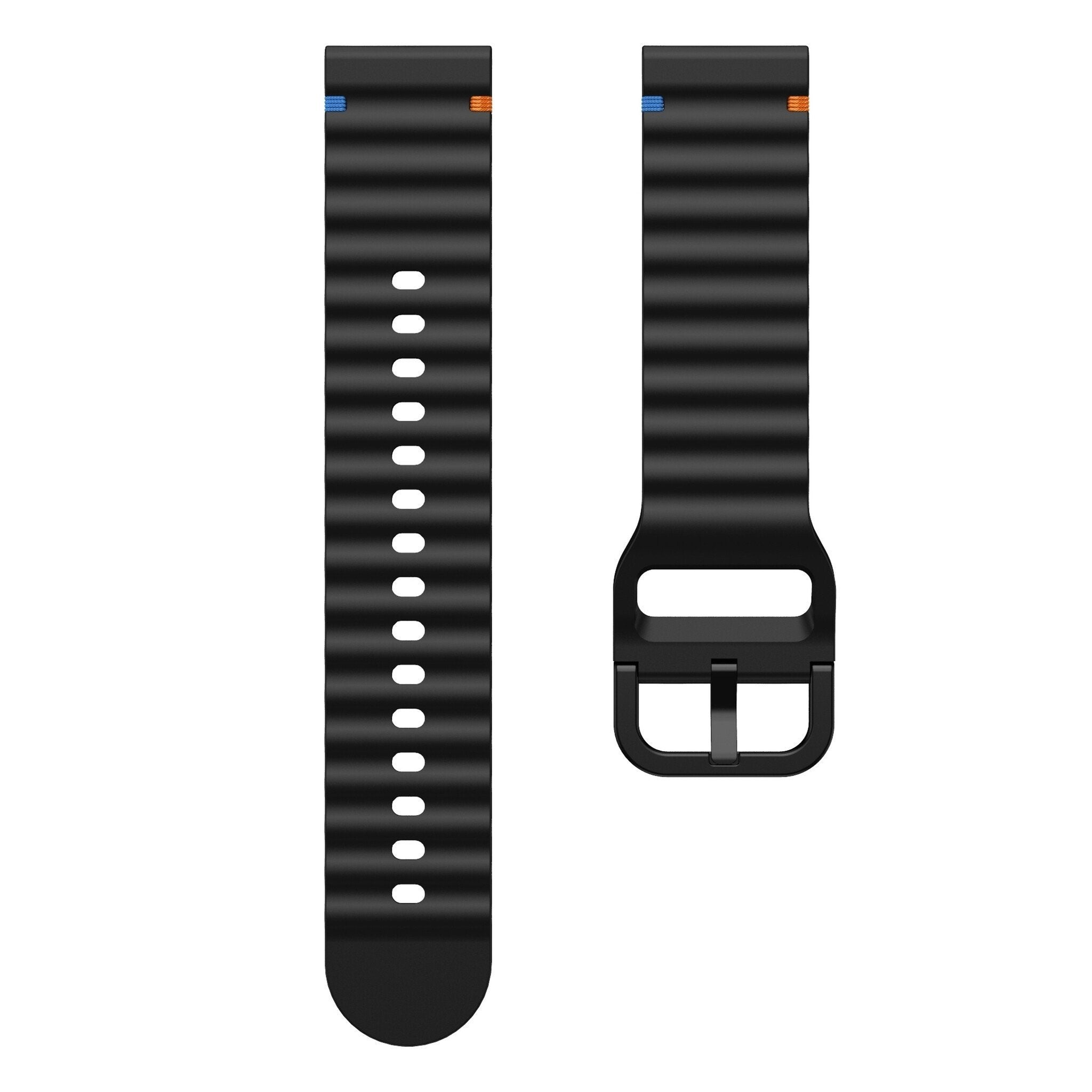 Suunto Race (S) Wave Silicone Strap (Black)