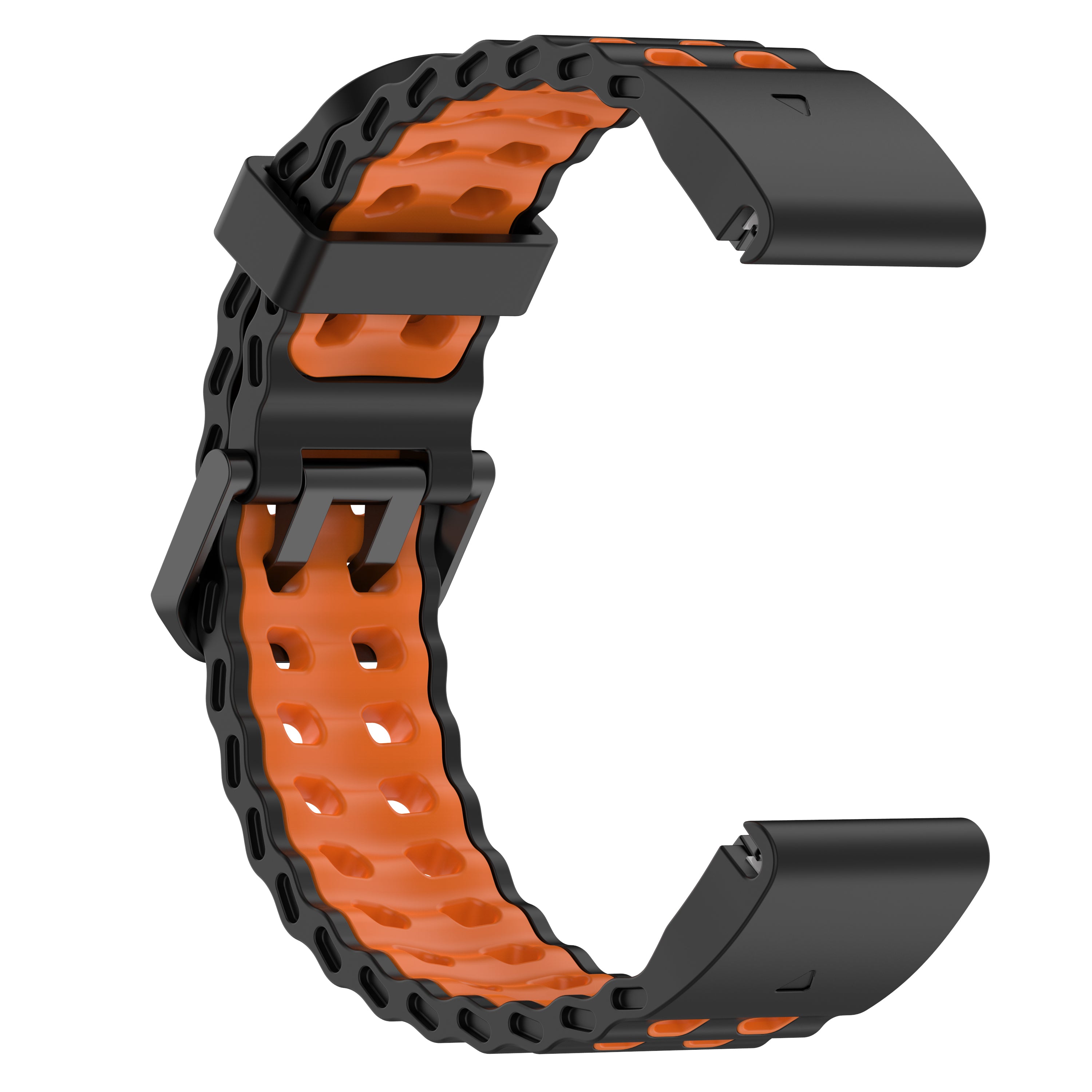 Garmin Descent Mk1 Wave Sportarmband (Schwarz/Orange)