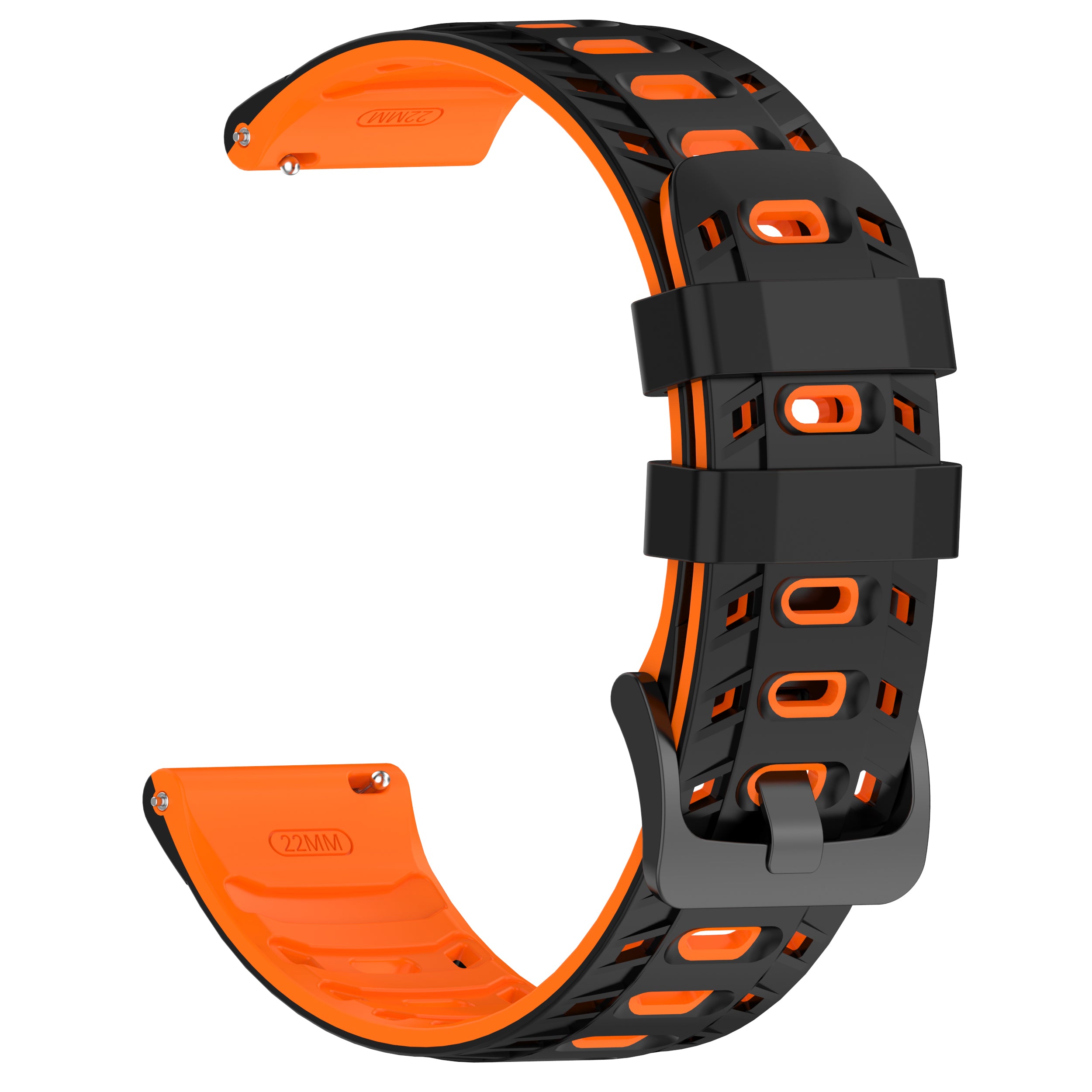 Suunto 9 Peak Mecha Sportarmband (Schwarz/Orange)