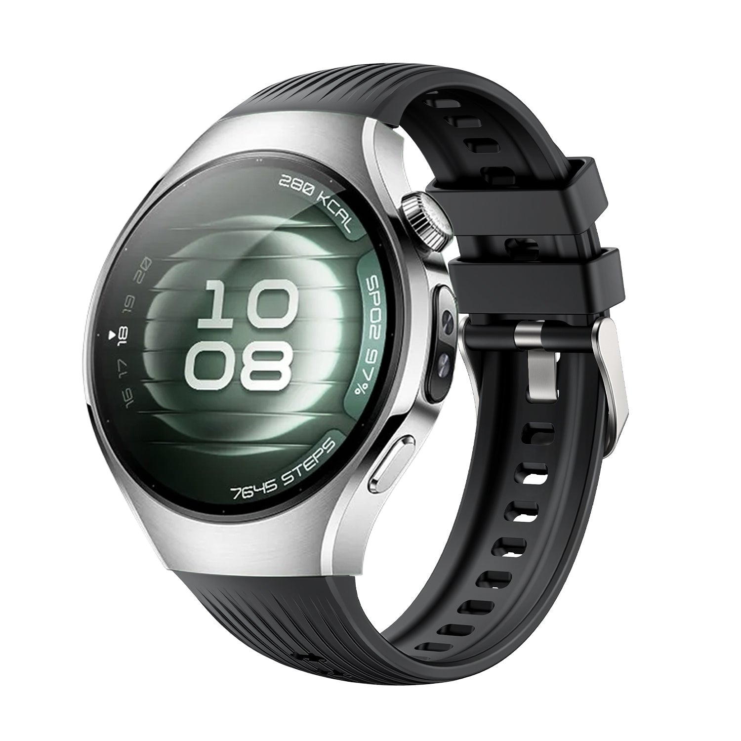 Huawei Watch 5 - 46mm Silikonarmband 'Perfect Fit' (Schwarz)