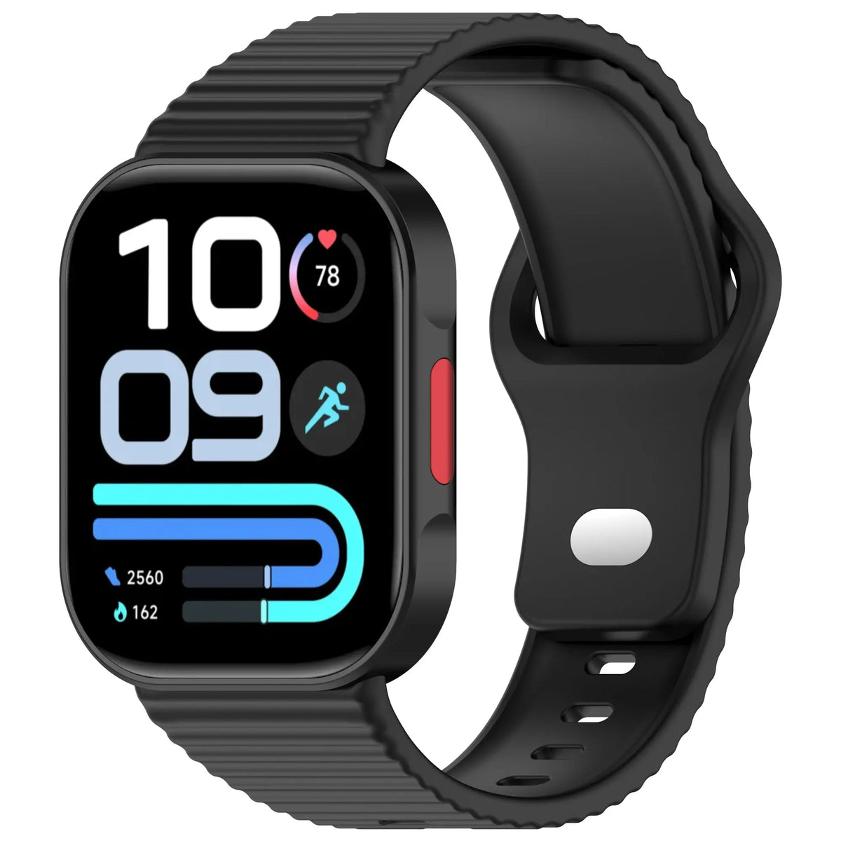 Redmi Watch 4 Silikon Classic Armband (Schwarz)
