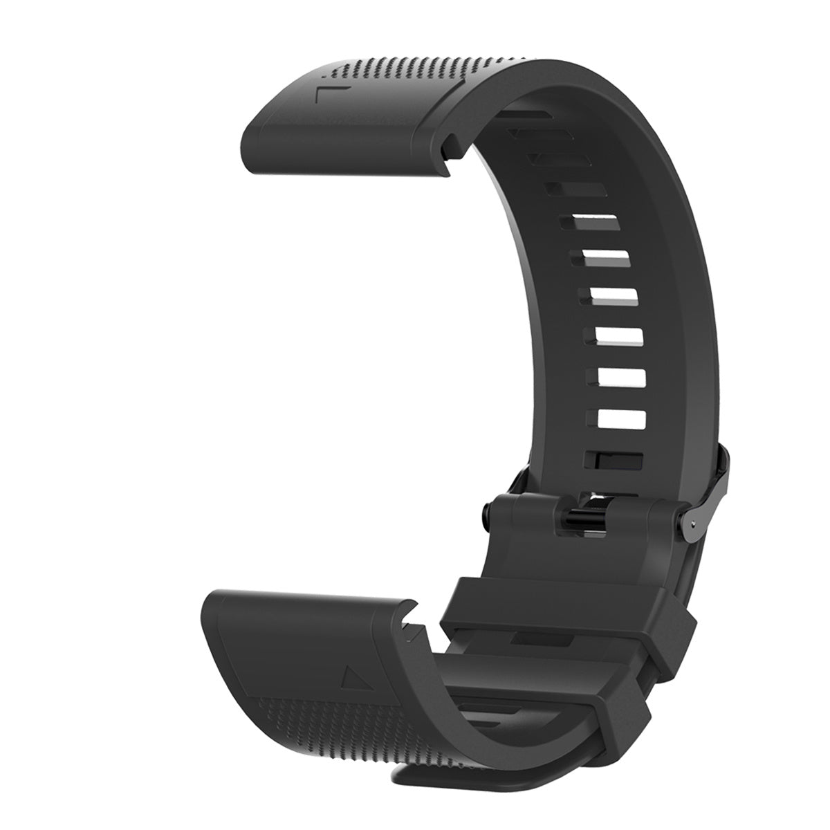 Coros Vertix 2 / 2s Silikonarmband (Schwarz)