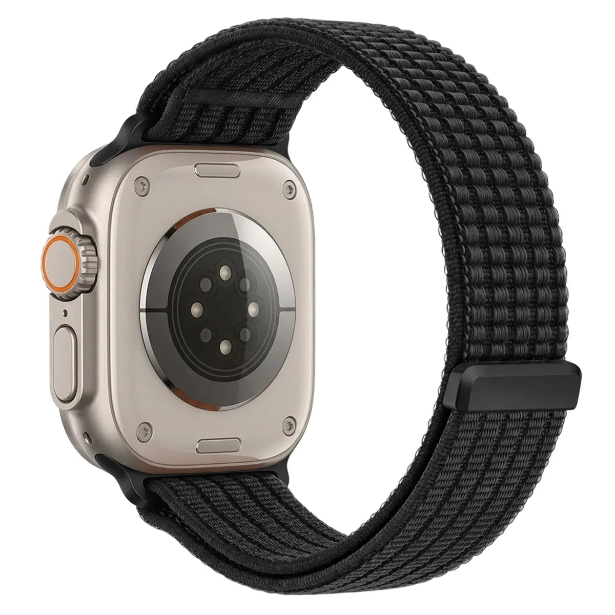 Apple Watch Ultradünnes Nylonband (Schwarz)