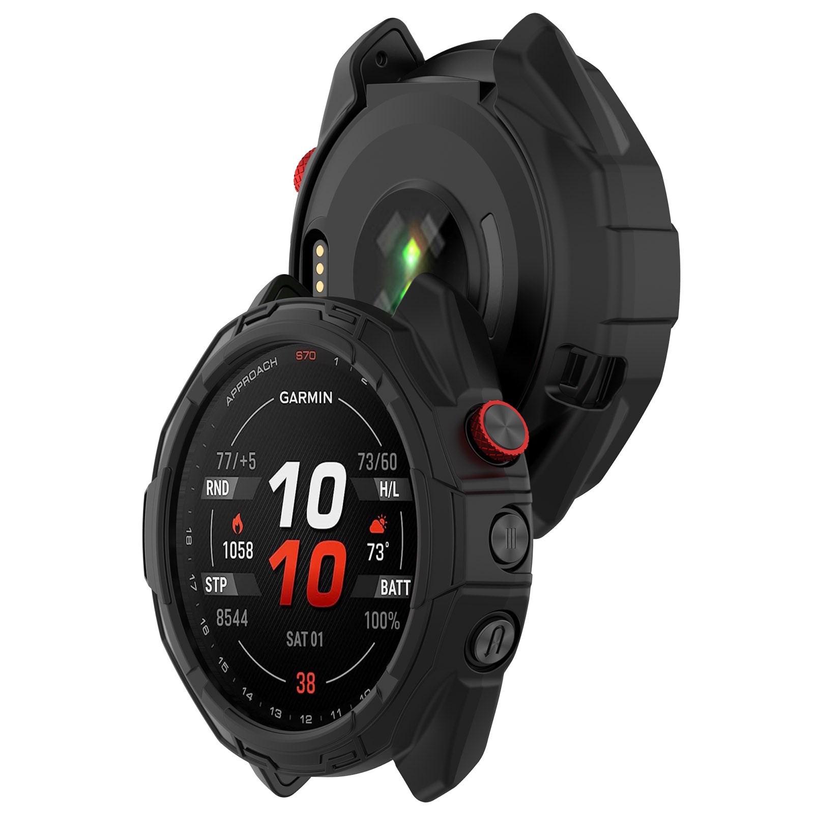 Garmin Approach S70 - 42mm Robuste TPU-Hülle (Schwarz)
