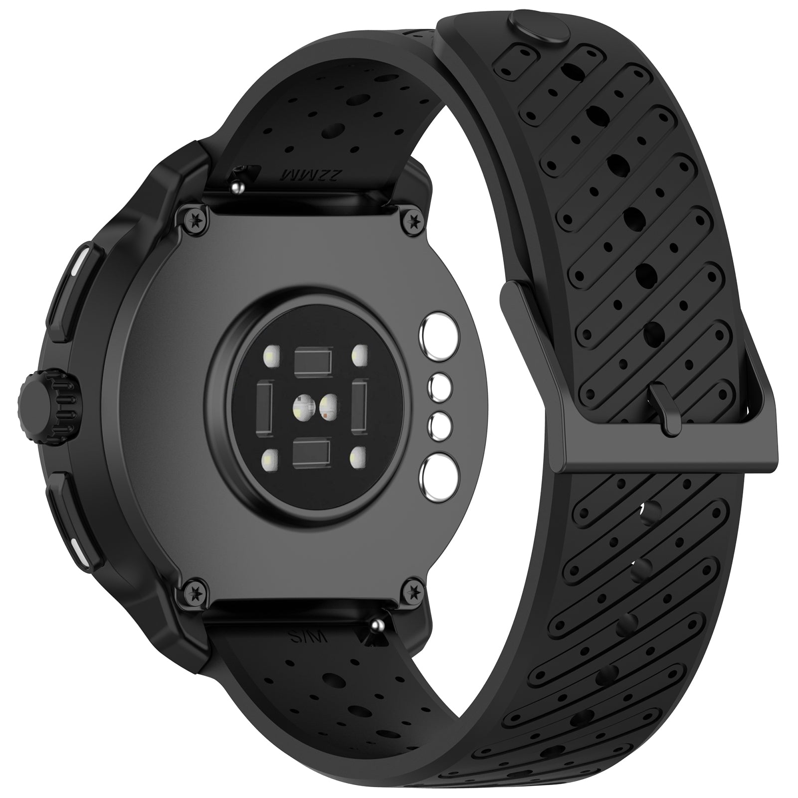 OnePlus Watch Gestreiftes Silikonarmband (Schwarz)