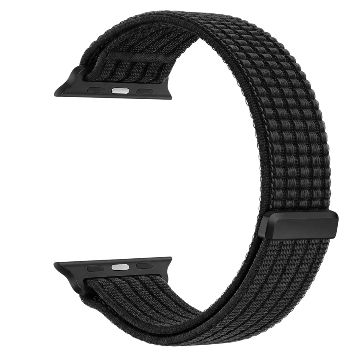 Apple Watch Ultradünnes Nylonband (Schwarz)