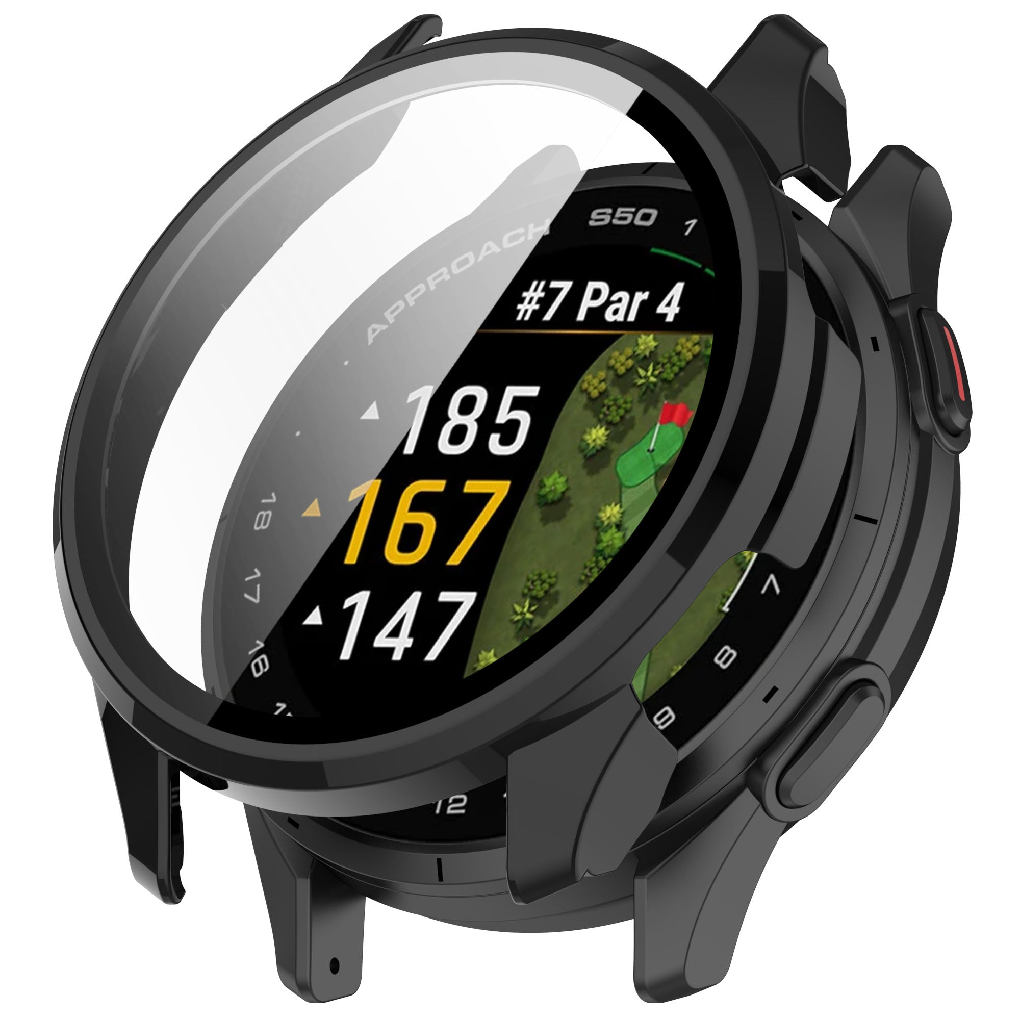 Garmin Approach S60 PC-Hülle mit Glas (Schwarz)