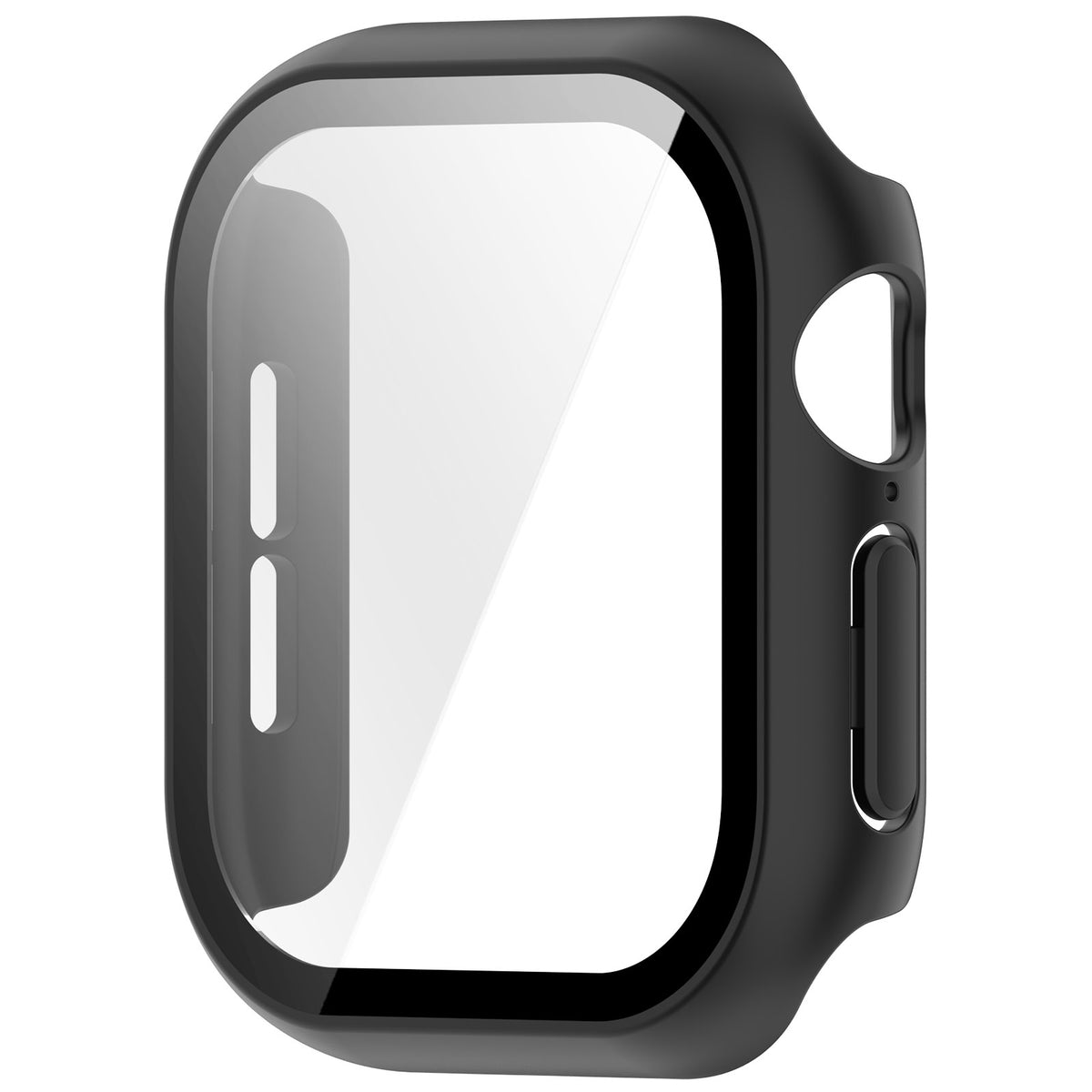 Apple Watch 12 - 42mm PC Case with Glass (Black)
