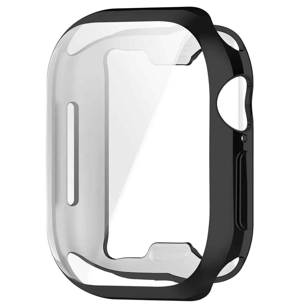 Apple Watch 12 - 46mm TPU Hülle Rundumschutz (Schwarz)